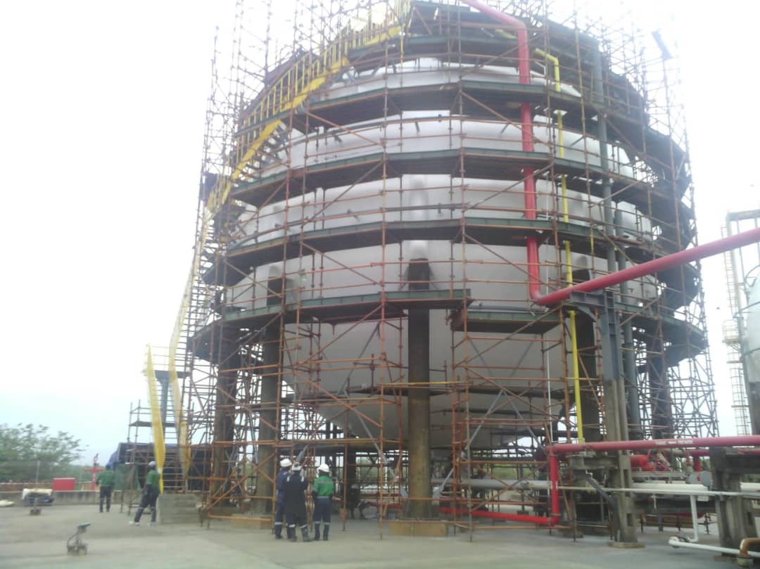 Industrial construction site